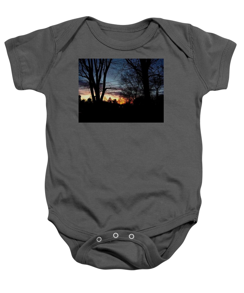 Landscape Baby Onesie featuring the photograph It Hasn't Rained In More Than A Week by Frank J Casella