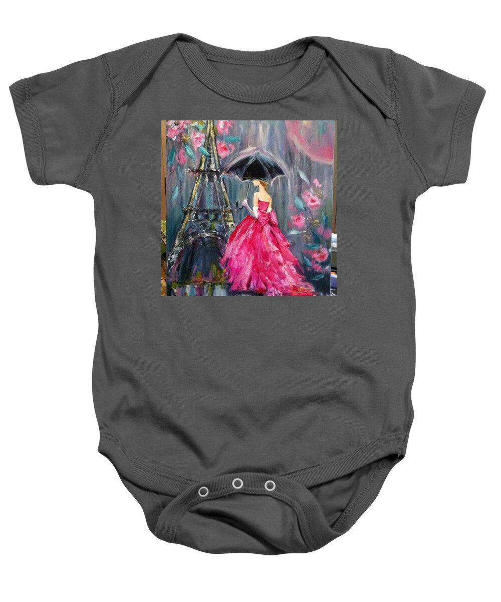 Pink Baby Onesie featuring the photograph It's Raining In #california ! This by Jennifer Beaudet