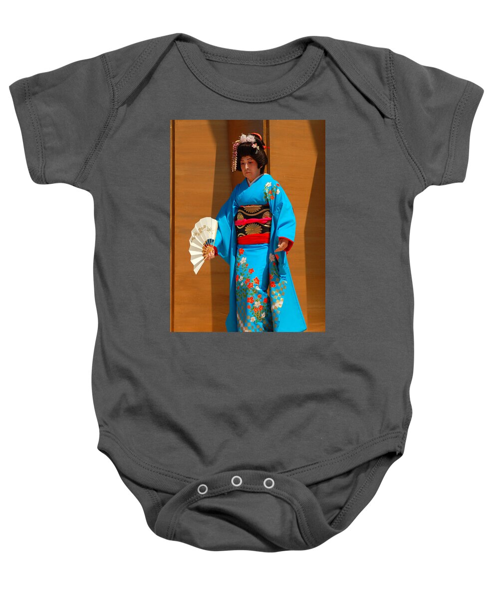 Japan Baby Onesie featuring the photograph Japanese Traditional by James Kirkikis