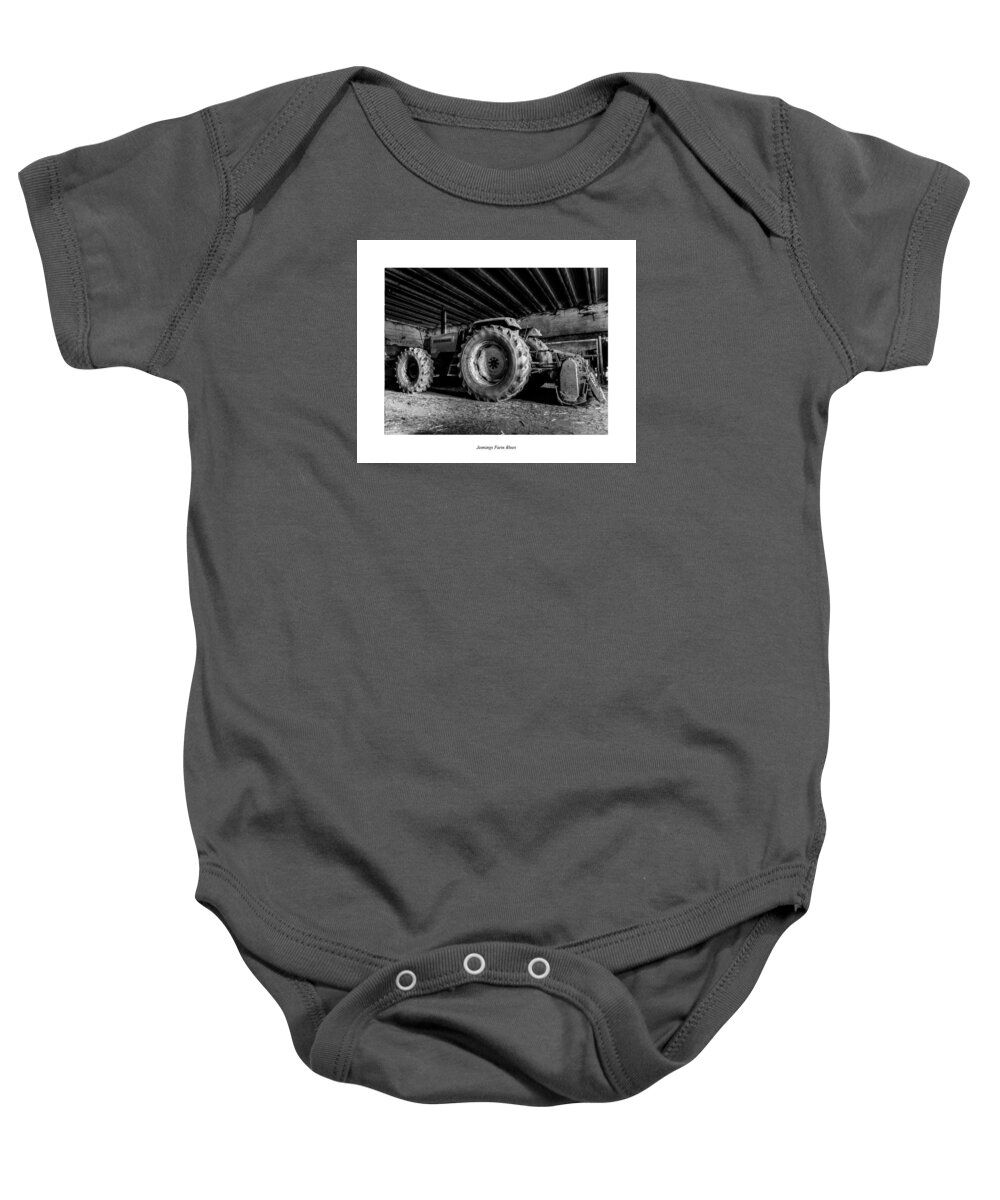 Over Baby Onesie featuring the photograph Jennings Farm Blues by Joseph Amaral