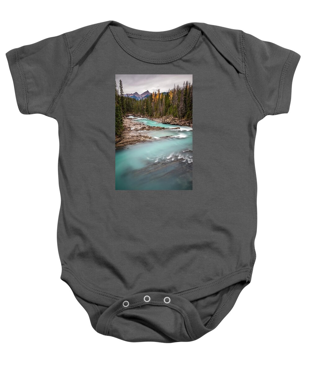 5dsr Baby Onesie featuring the photograph Kicking Horse River by Pierre Leclerc Photography