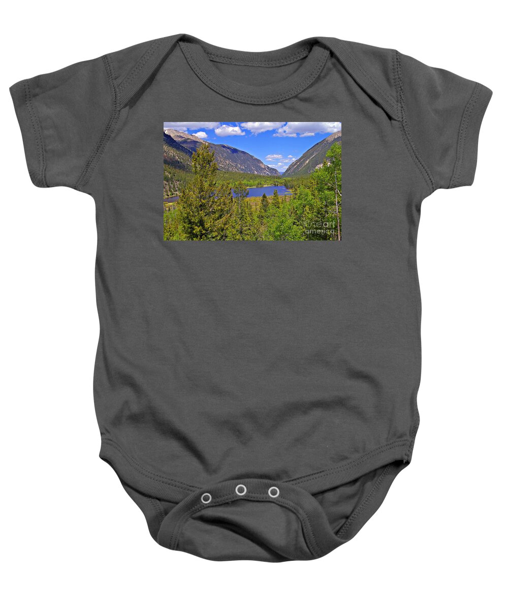 Colorado Baby Onesie featuring the photograph Lake Near Granite Colorado by Rich Walter