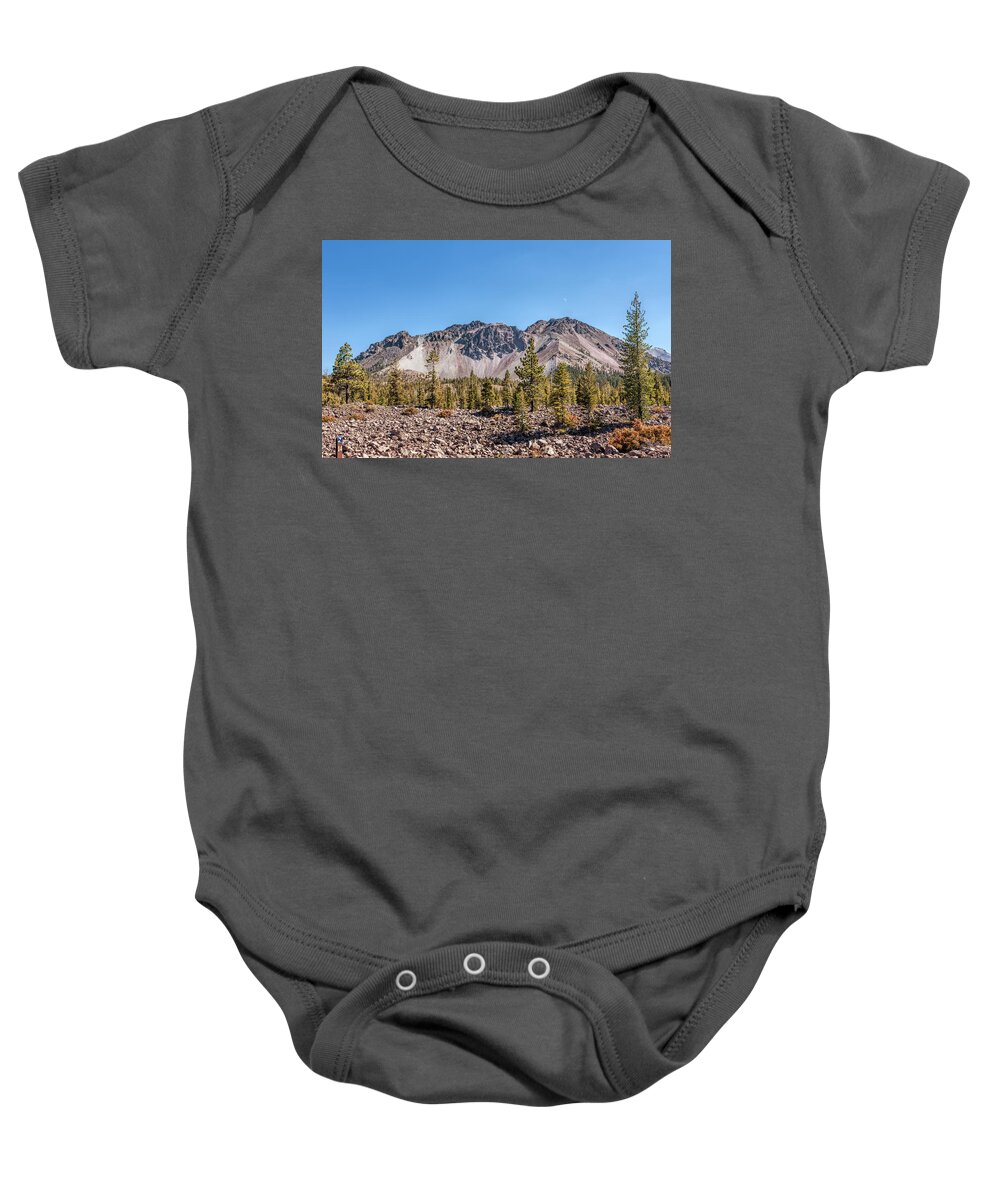 Landscape Baby Onesie featuring the photograph Lassen Volcano by John M Bailey