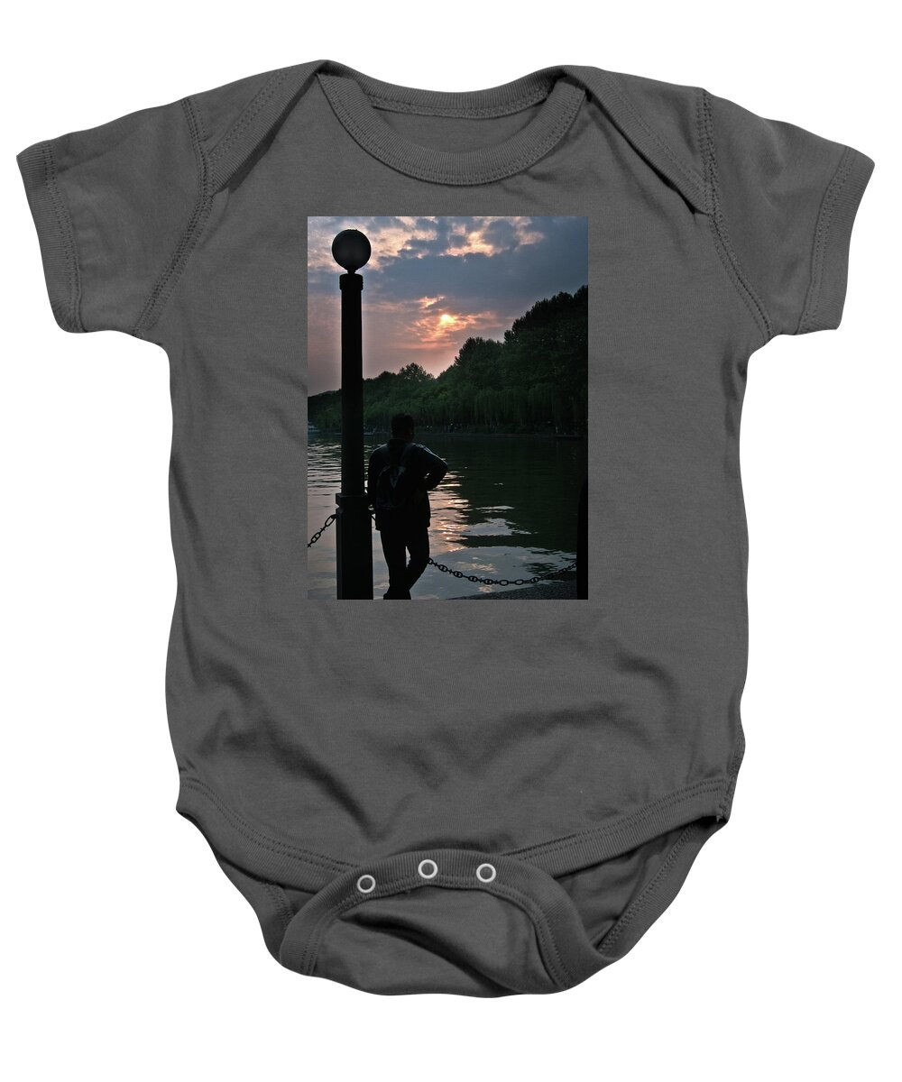 Sun Baby Onesie featuring the photograph Late Afternoon on West Lake by George Taylor