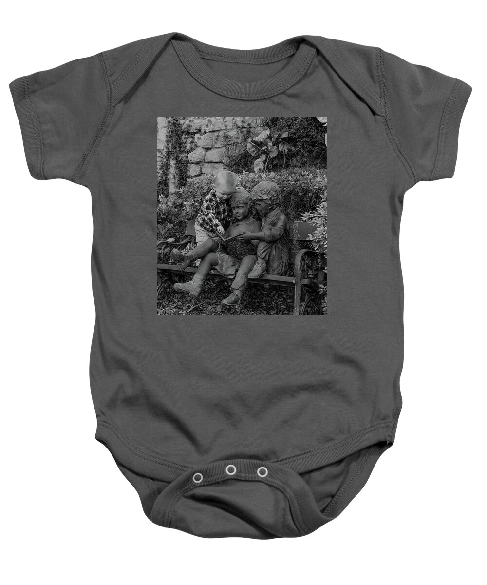 Learn Baby Onesie featuring the photograph Learn me to read by Jaime Mercado