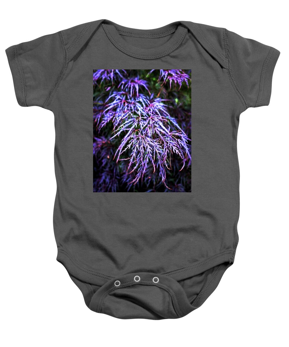  Baby Onesie featuring the photograph Leaves in the light by Robert FERD Frank