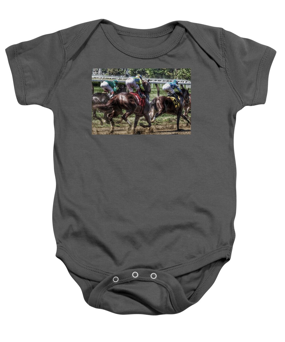 Race Horses Baby Onesie featuring the photograph Legs by Jeffrey PERKINS