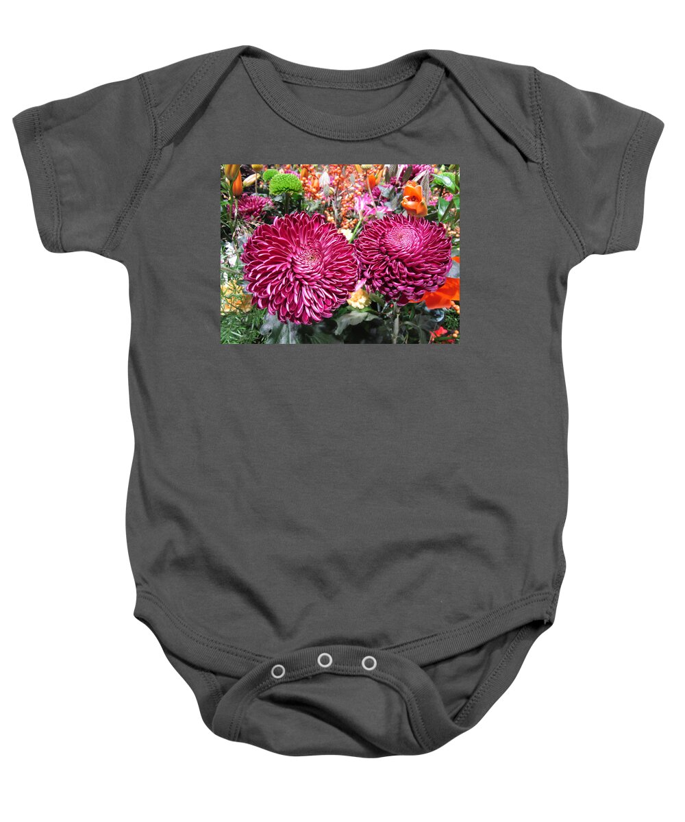 Flower Baby Onesie featuring the photograph Lens love by Rosita Larsson