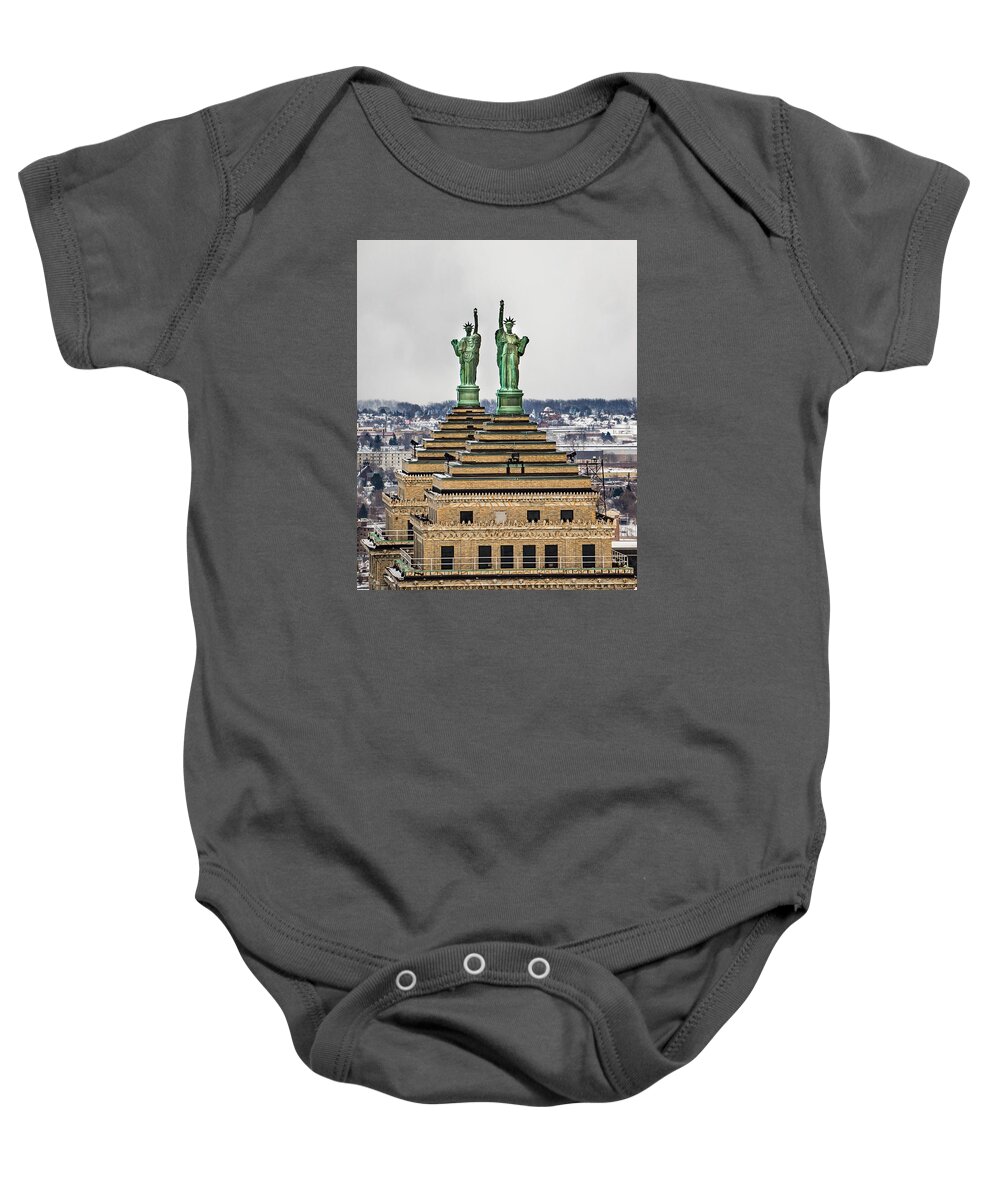  Baby Onesie featuring the photograph Liberty by Dave Niedbala
