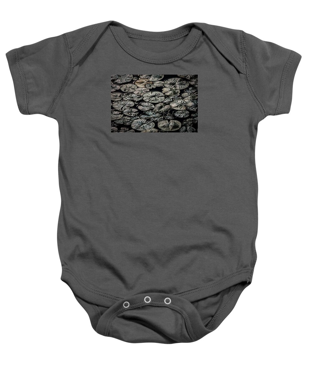 Art Baby Onesie featuring the photograph Lily Pad by Gary Migues