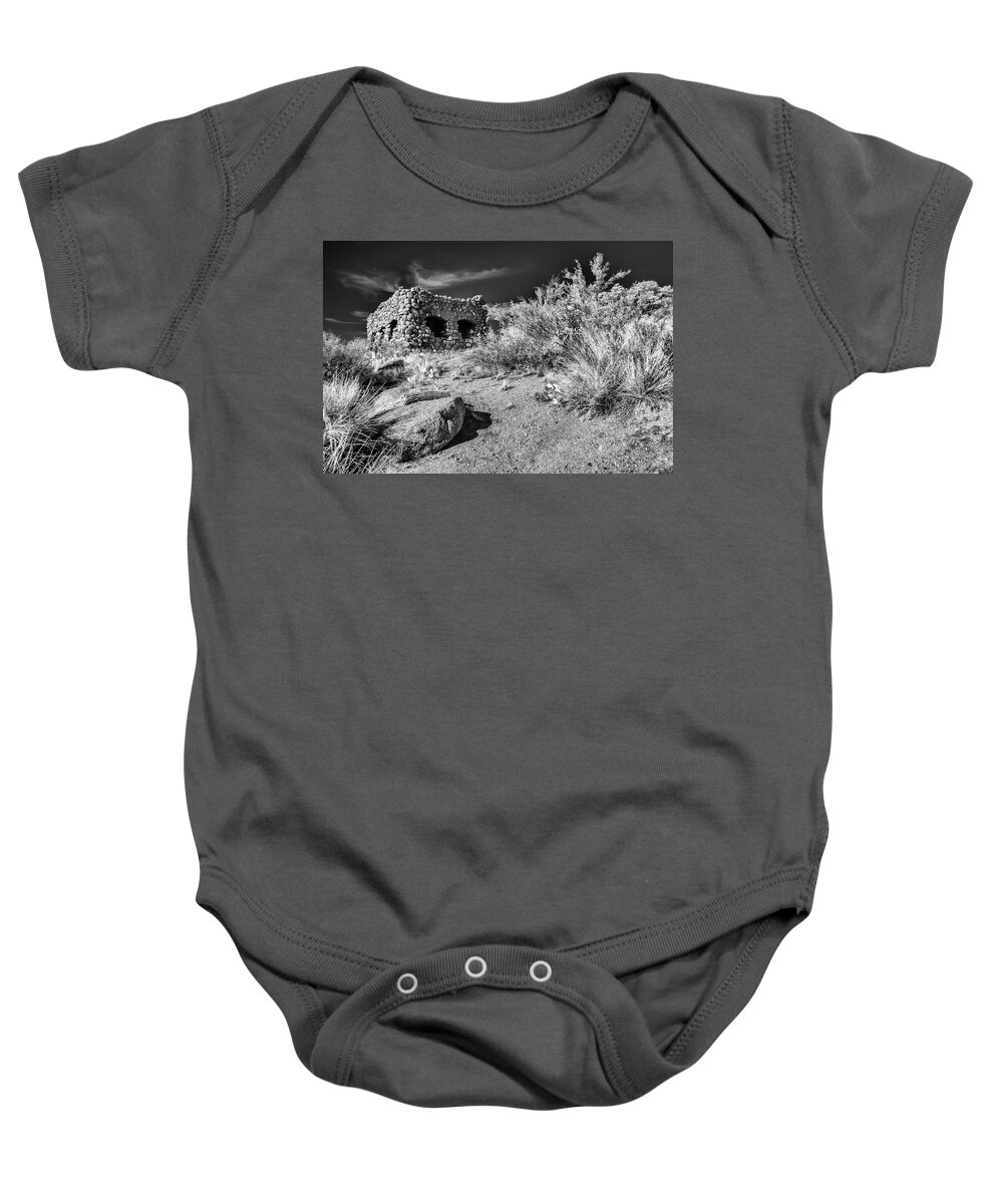 Landscape Baby Onesie featuring the photograph Little Rock in Infrared by Michael McKenney