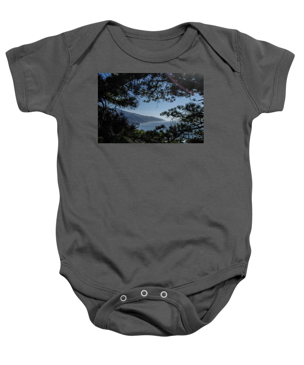 Coastal Baby Onesie featuring the photograph Looking Back by David Shuler