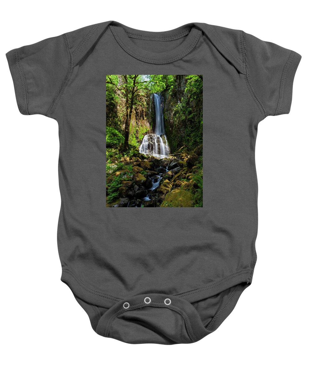 Lower Kentucky Falls Baby Onesie featuring the photograph Lower Kentucky Falls No 3 by Rick Pisio