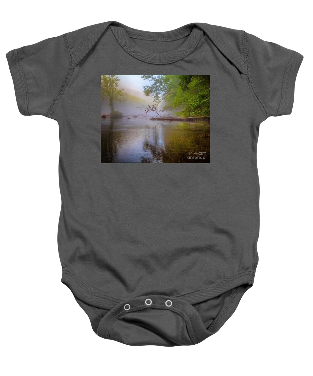 Farmington River Baby Onesie featuring the photograph Luminosity by Tom Cameron