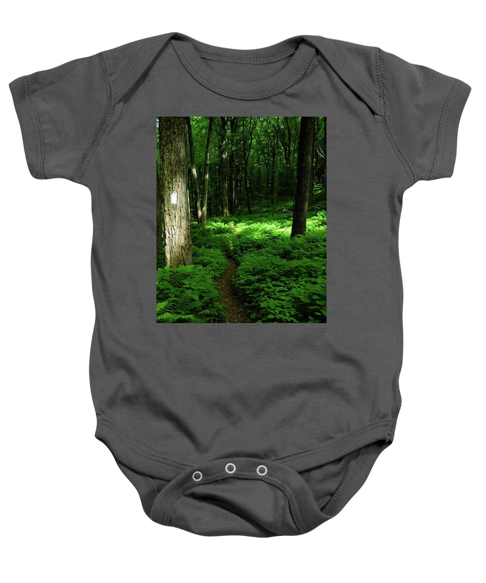Lush Green At 2 Baby Onesie featuring the photograph Lush Green AT 2 by Raymond Salani III