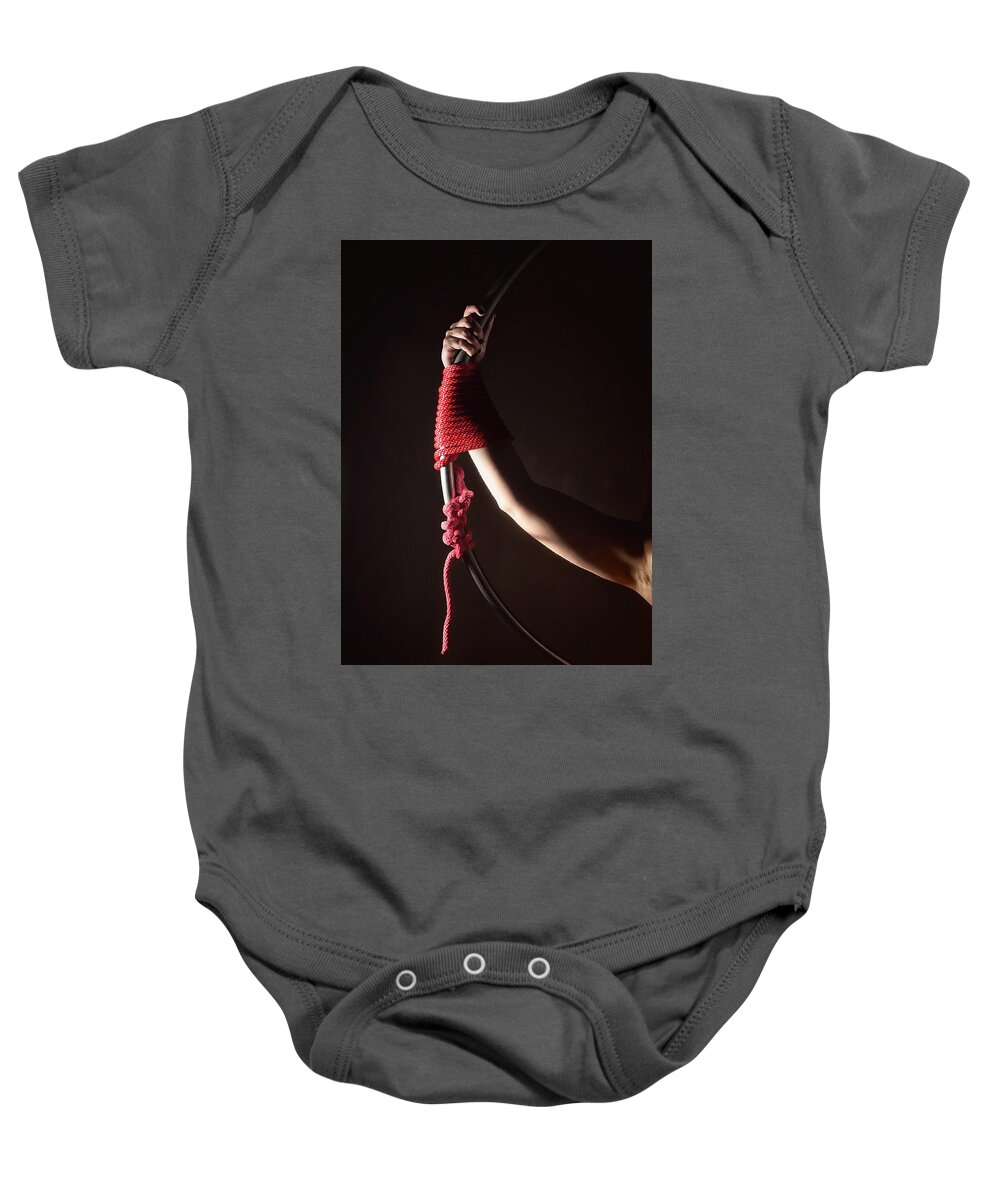 Fetish Baby Onesie featuring the photograph Lyra by David April