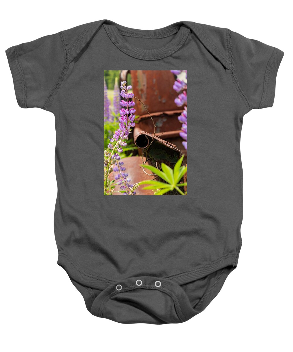 Maine Baby Onesie featuring the photograph Mimicry by Holly Ross