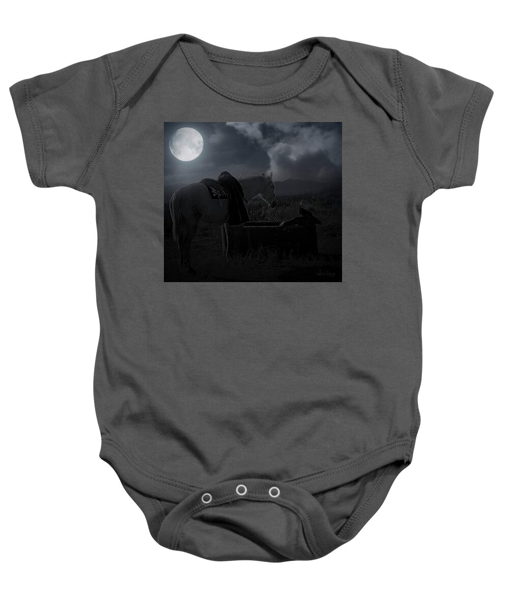 Moonlight Baby Onesie featuring the photograph Moonlight Dreams_ 4 of 4 by Walter Herrit
