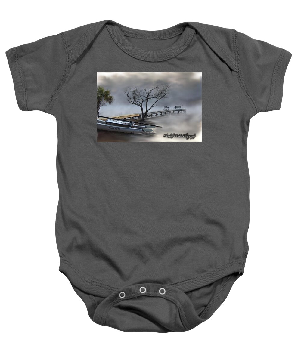  Baby Onesie featuring the photograph Morning Fog by Elizabeth Harllee