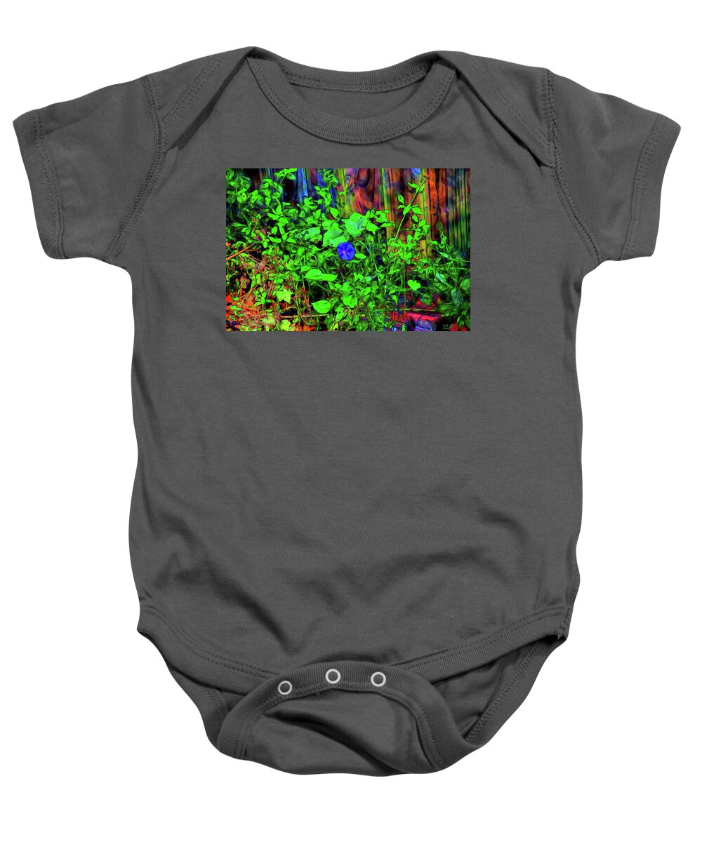 Morning Glory Baby Onesie featuring the photograph Morning Glory by Gina O'Brien