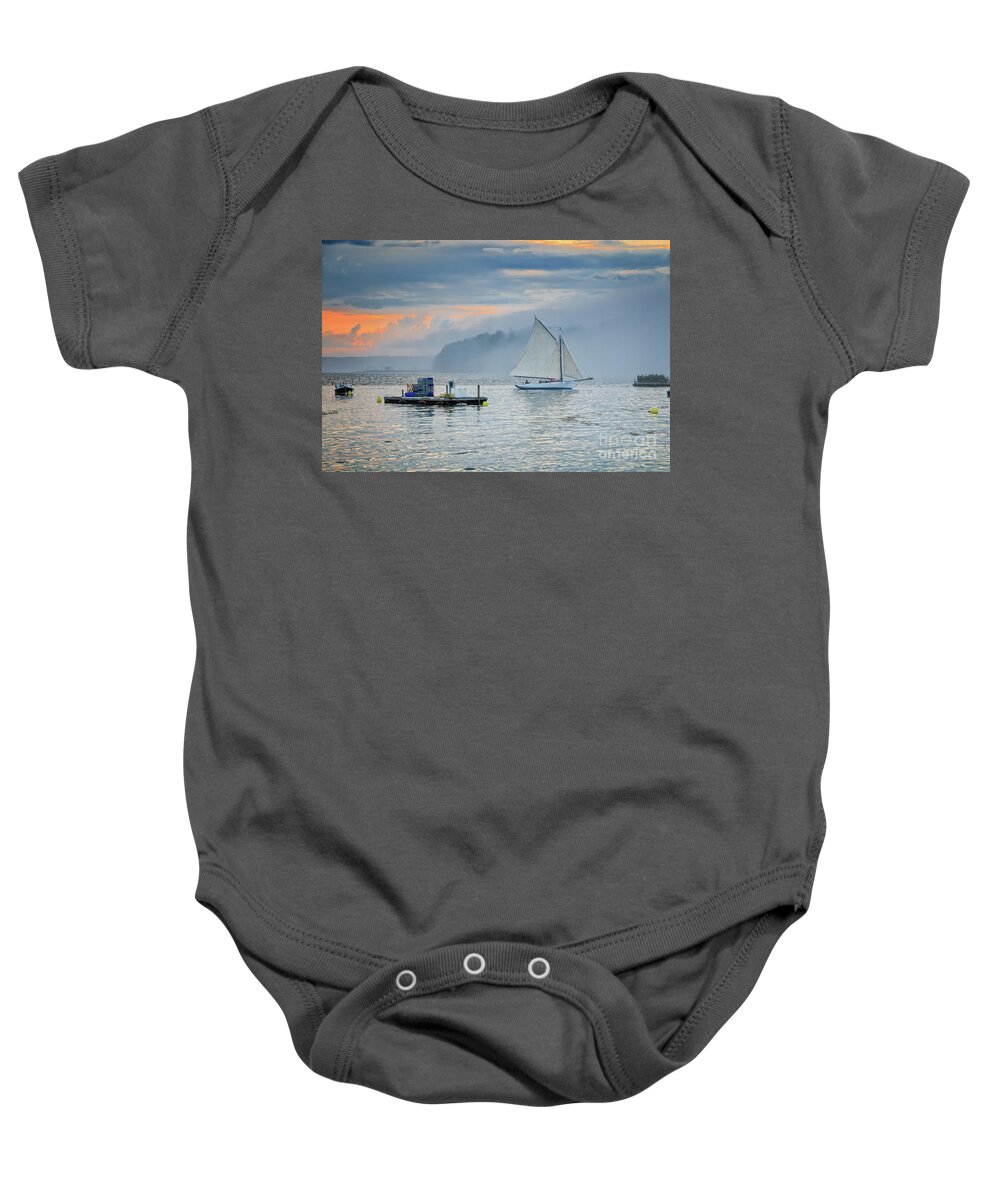 Bar Harbor Maine Baby Onesie featuring the photograph My Special Place by Elizabeth Dow