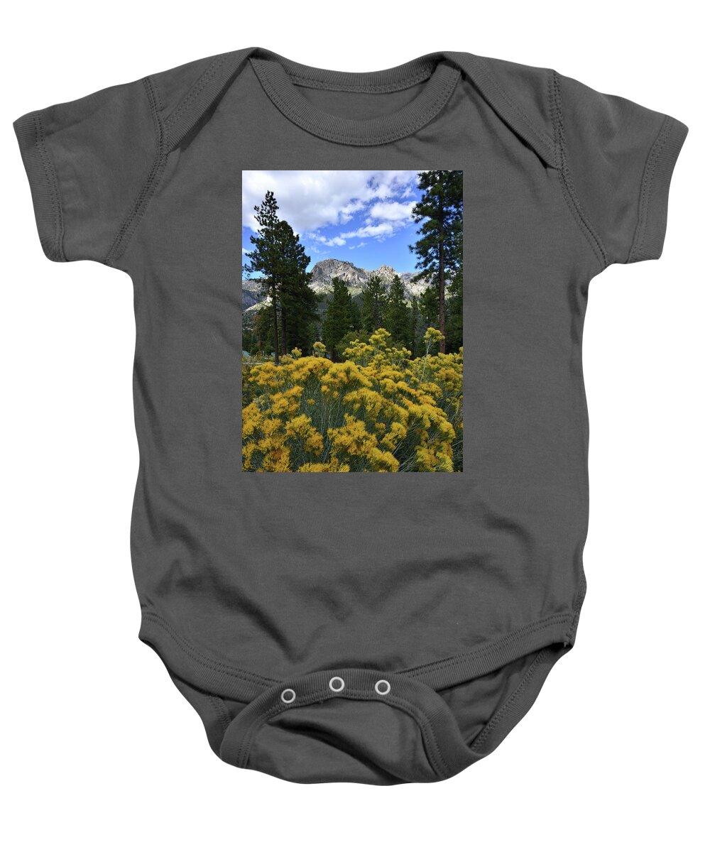 Humboldt-toiyabe National Forest Baby Onesie featuring the photograph Natural Area Beneath Mt. Charleston by Ray Mathis