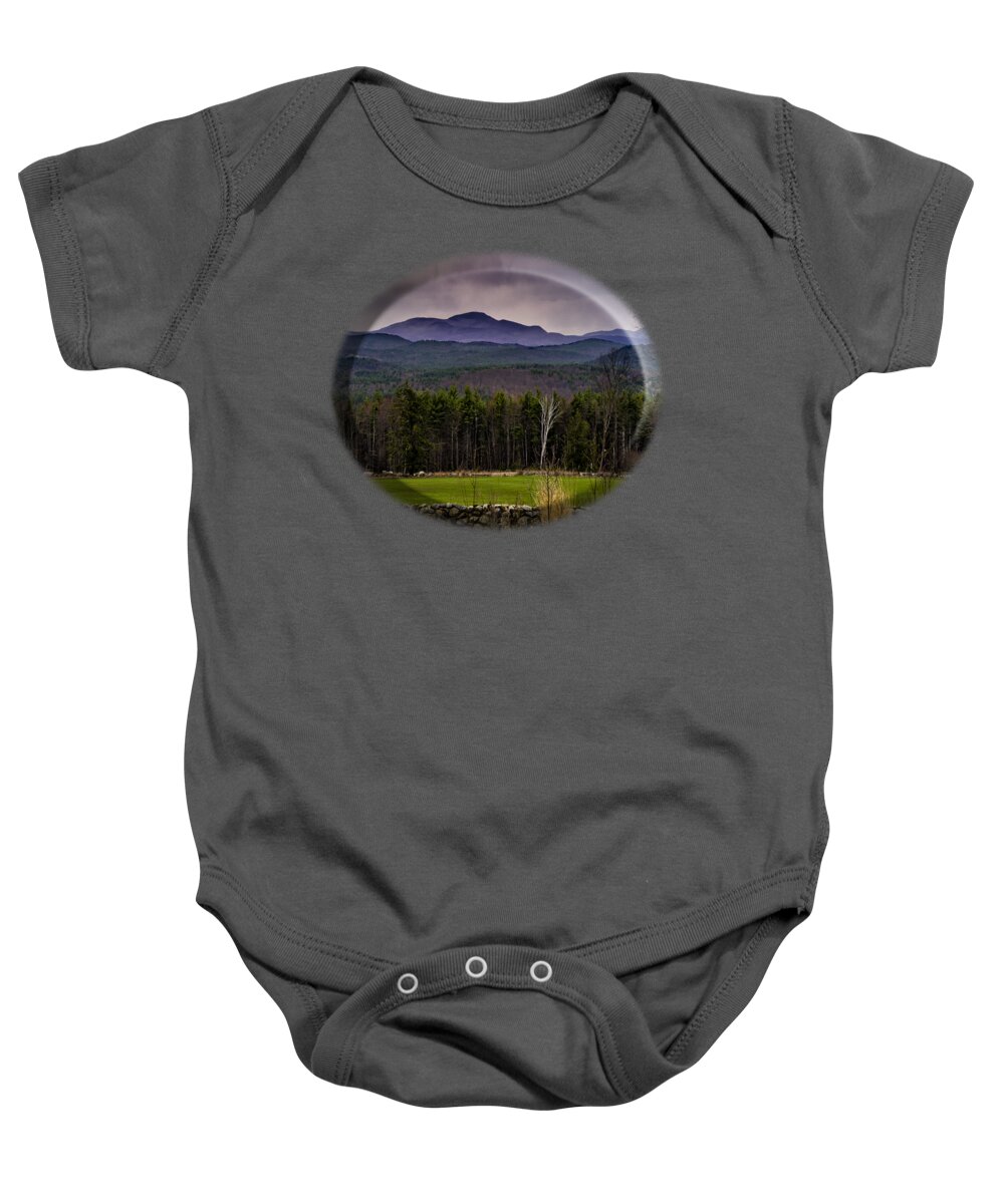 Contoocook Baby Onesie featuring the photograph New England Spring In Oil by Mark Myhaver