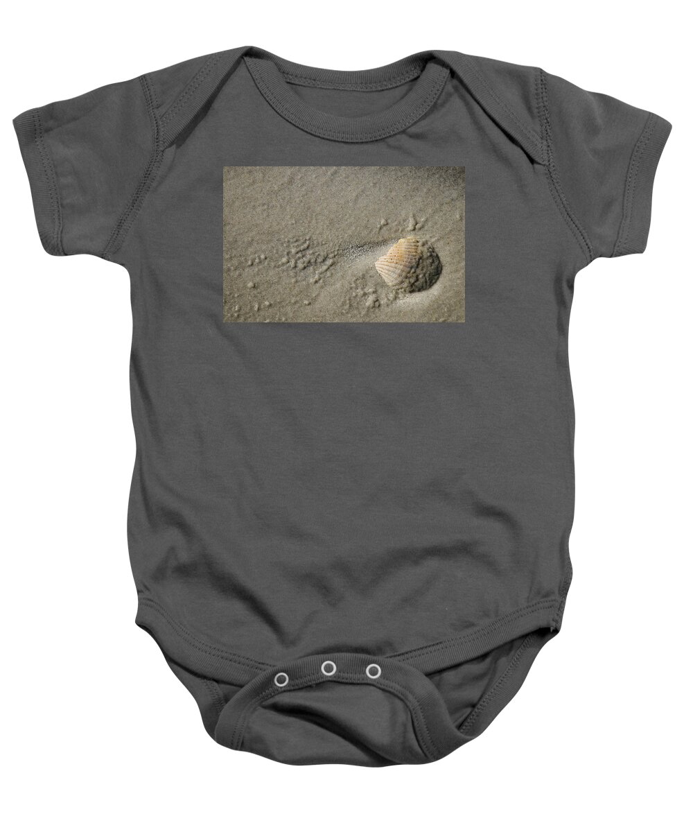 Abstract Baby Onesie featuring the photograph New Smyrna by Michael Nowotny