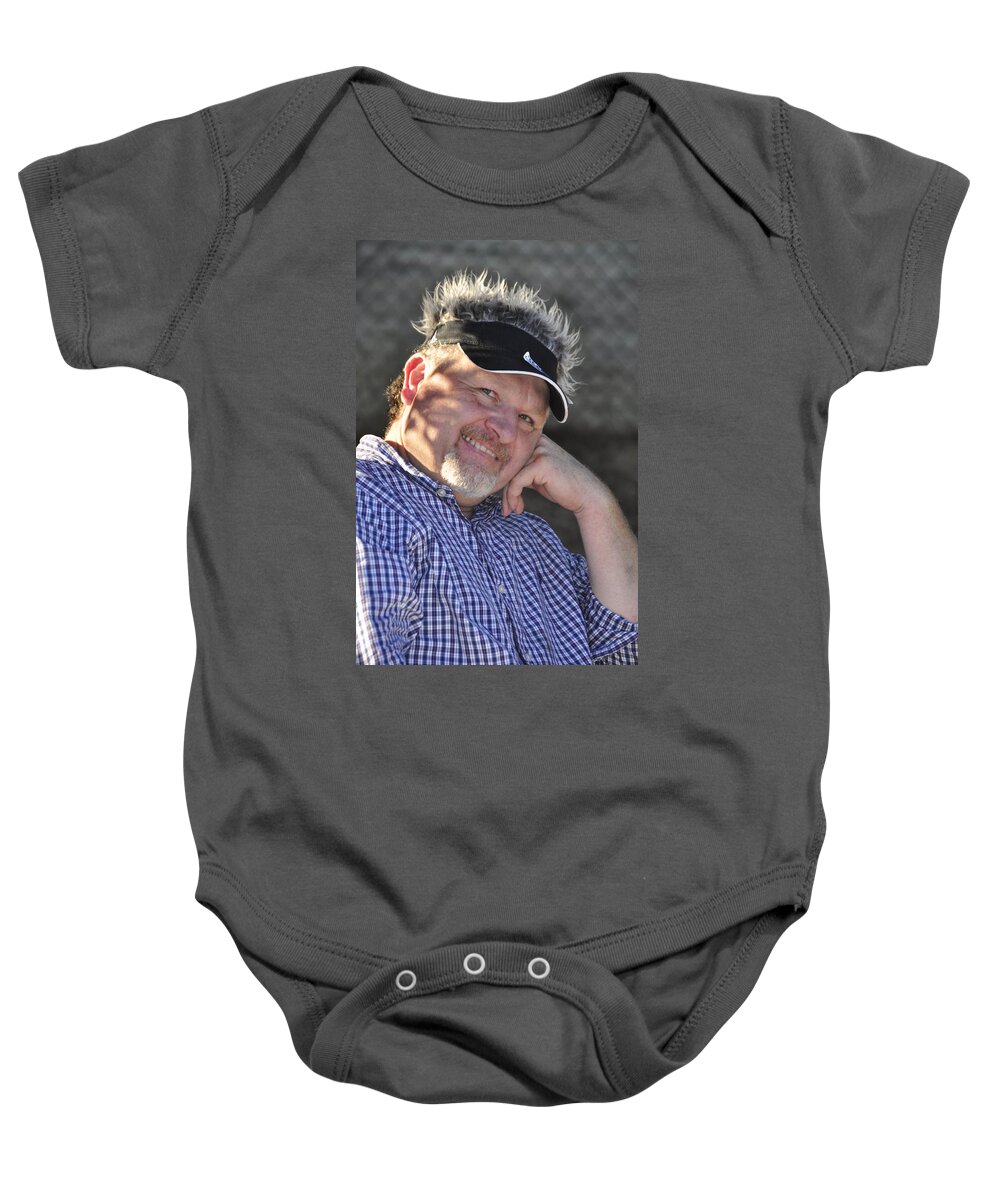 Hair Hat Baby Onesie featuring the photograph Nice Hair by Josephine Buschman