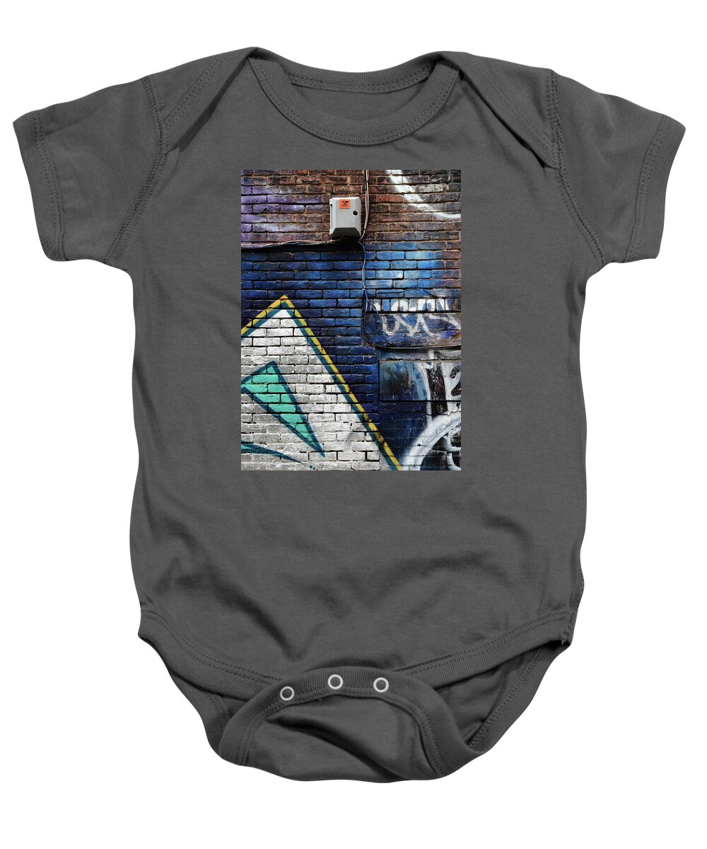 Geometry Baby Onesie featuring the photograph Night Sky And Geometry by Kreddible Trout