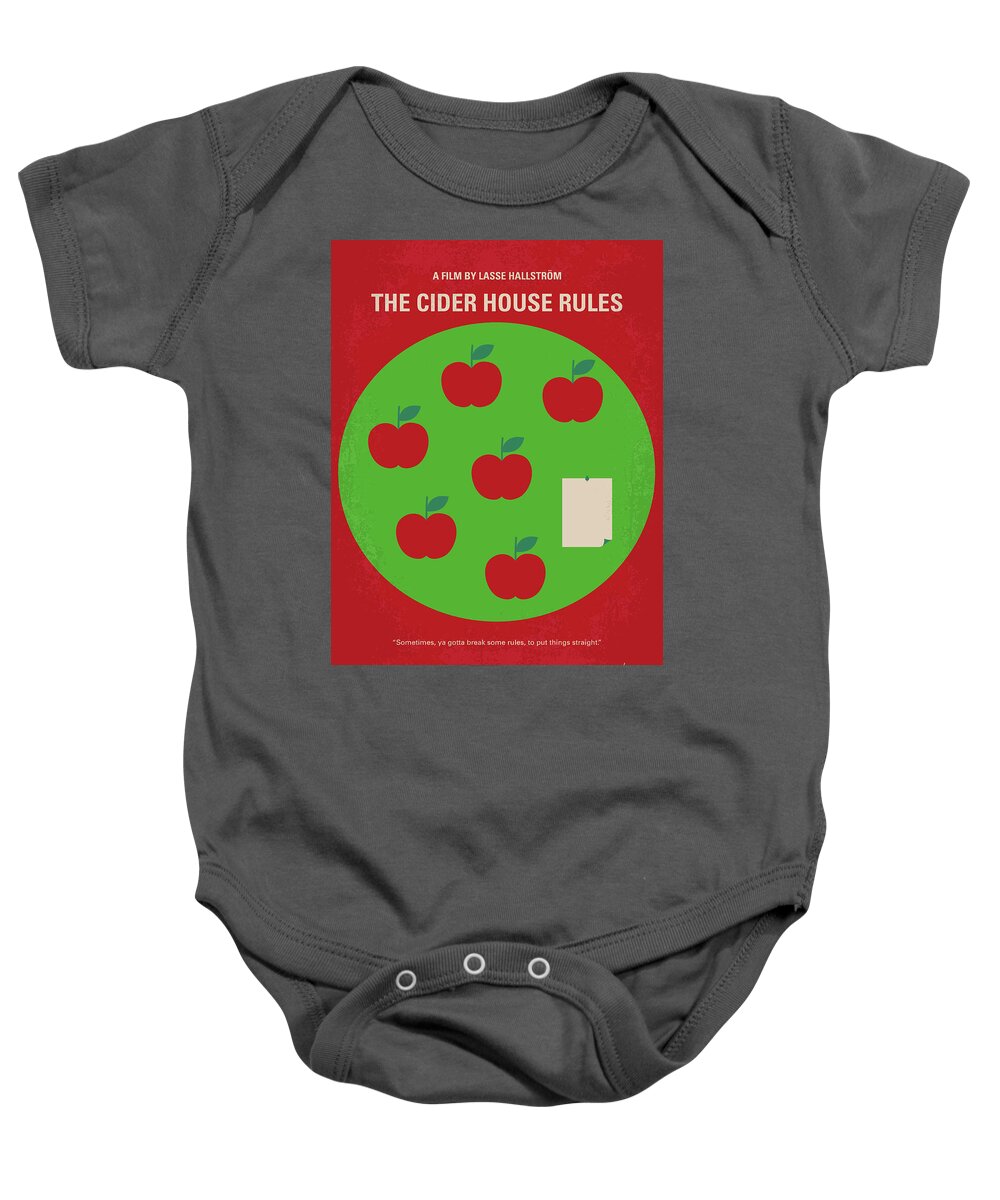 The Cider House Rules Baby Onesie featuring the digital art No807 My The Cider House rules minimal movie poster by Chungkong Art