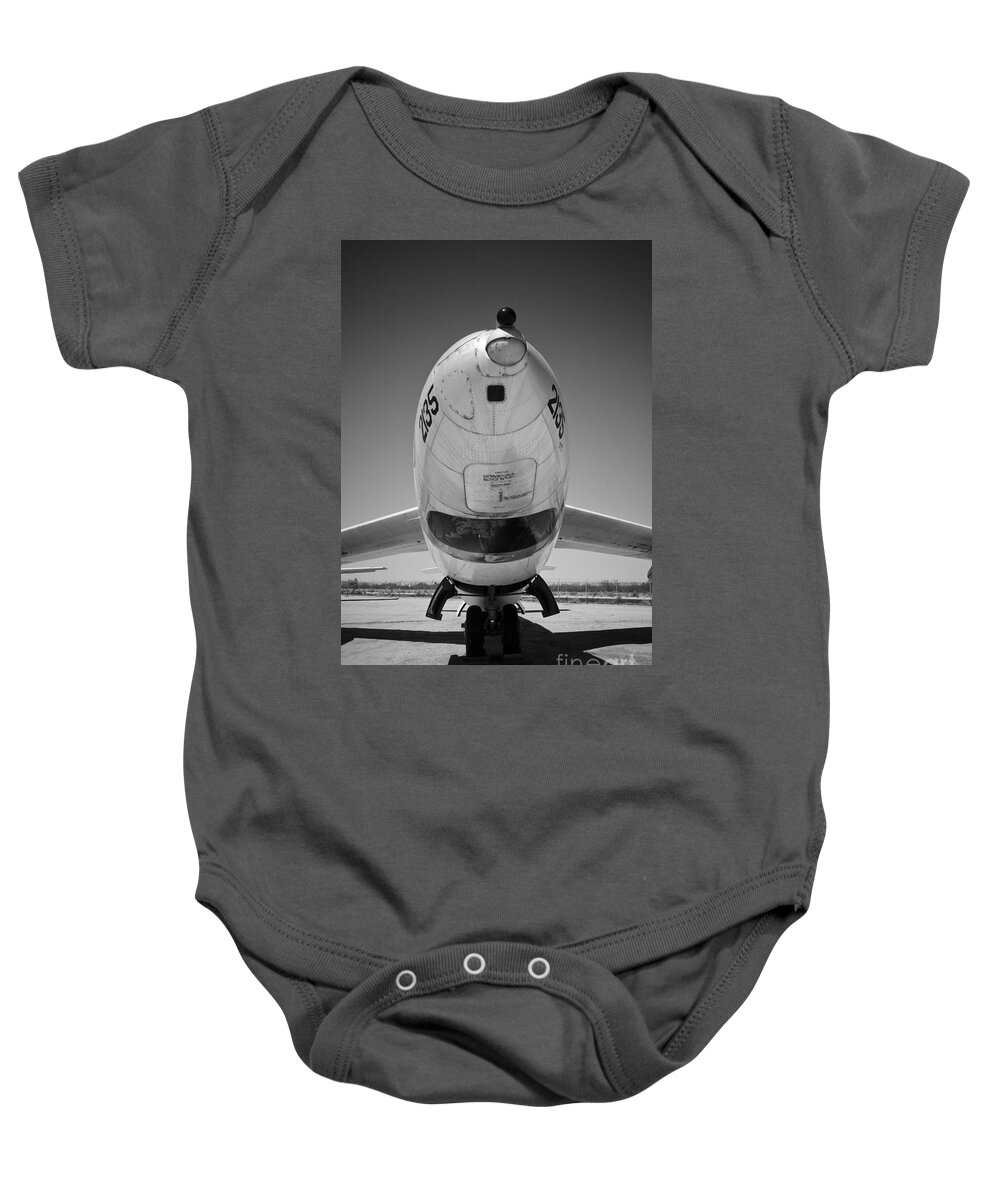 Aeroplane Baby Onesie featuring the photograph Nose First by Chris Dutton