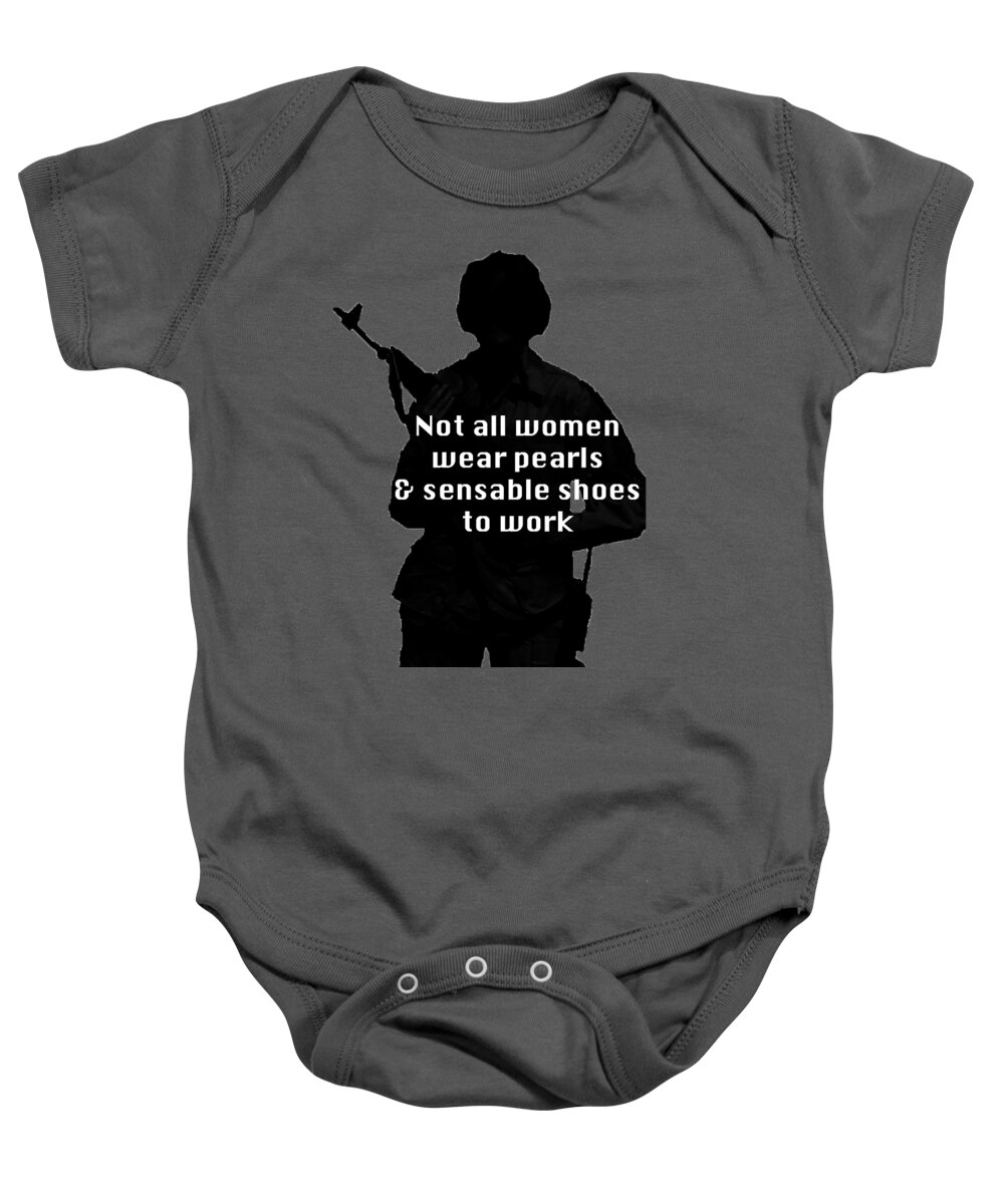 Female Baby Onesie featuring the photograph Not All Women by Melany Sarafis