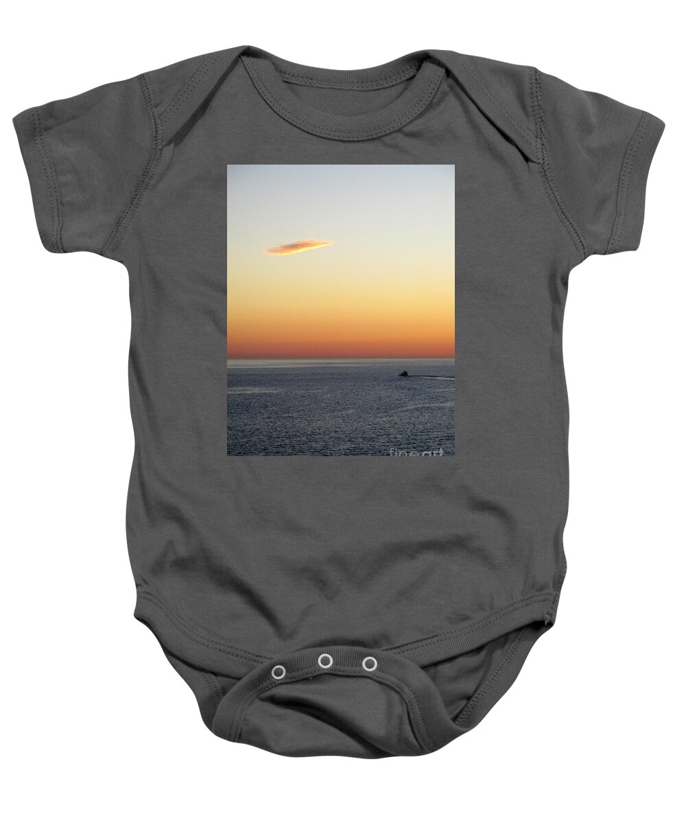 Sunrise Baby Onesie featuring the photograph Ocean Sunset 8 by Randall Weidner