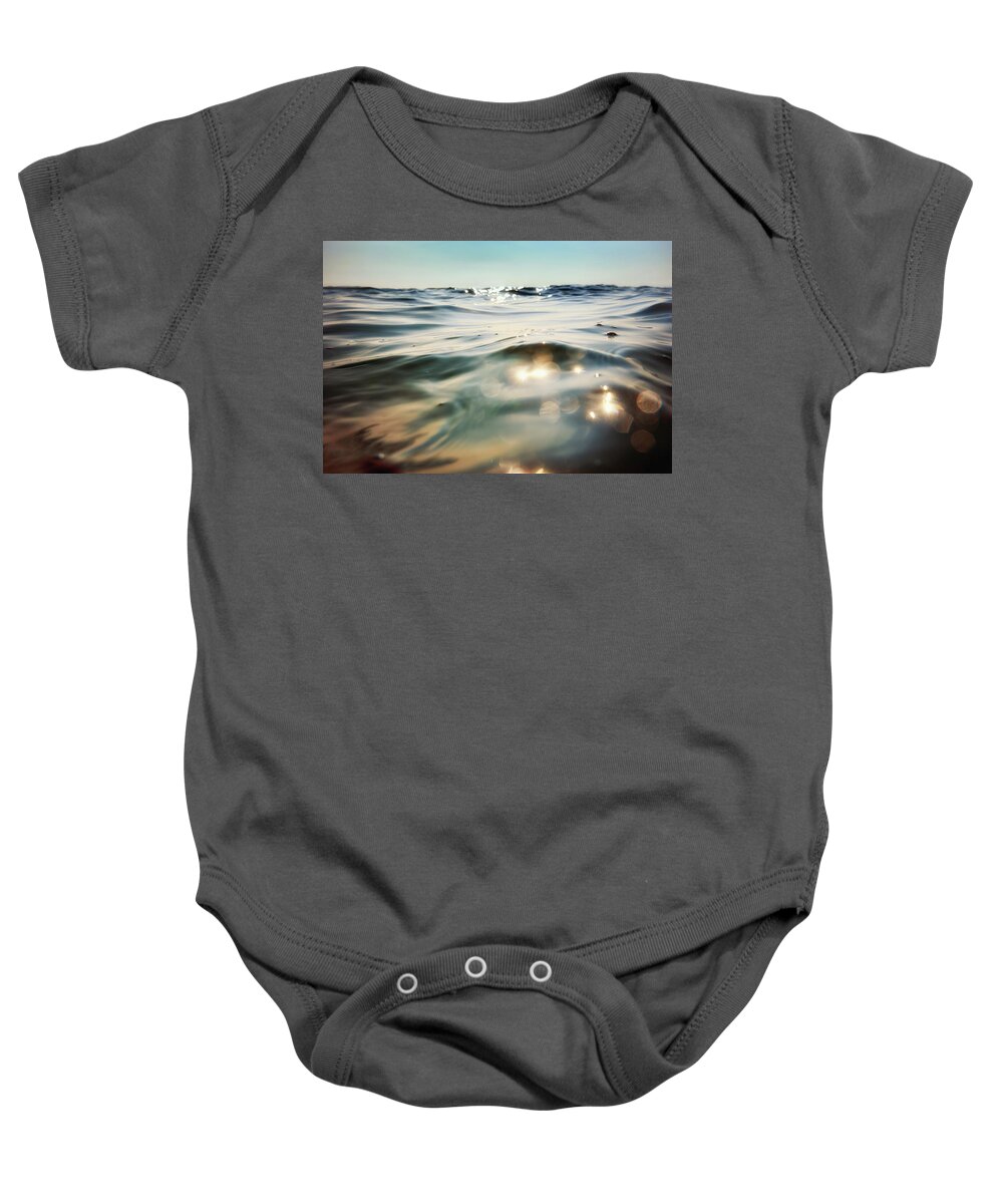 Ocean Baby Onesie featuring the photograph Ocean Surface by Christopher Johnson