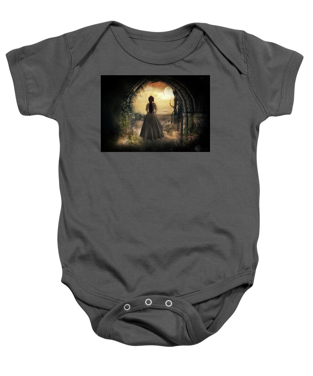  Baby Onesie featuring the photograph Oh Boatman by Cybele Moon