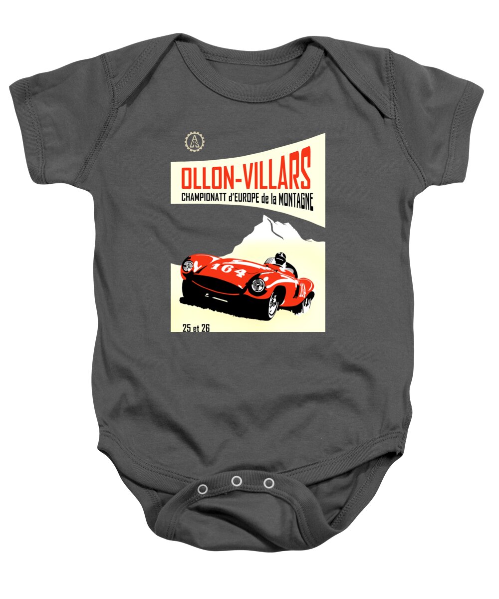 Ollon-villars Baby Onesie featuring the photograph Ollon Villars Hill Climb Poster by Mark Rogan