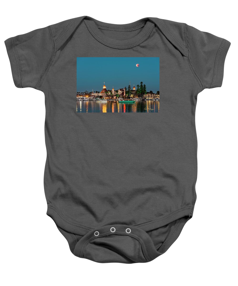 Blood Moon Baby Onesie featuring the photograph Once in a Lifetime by Dan McGeorge