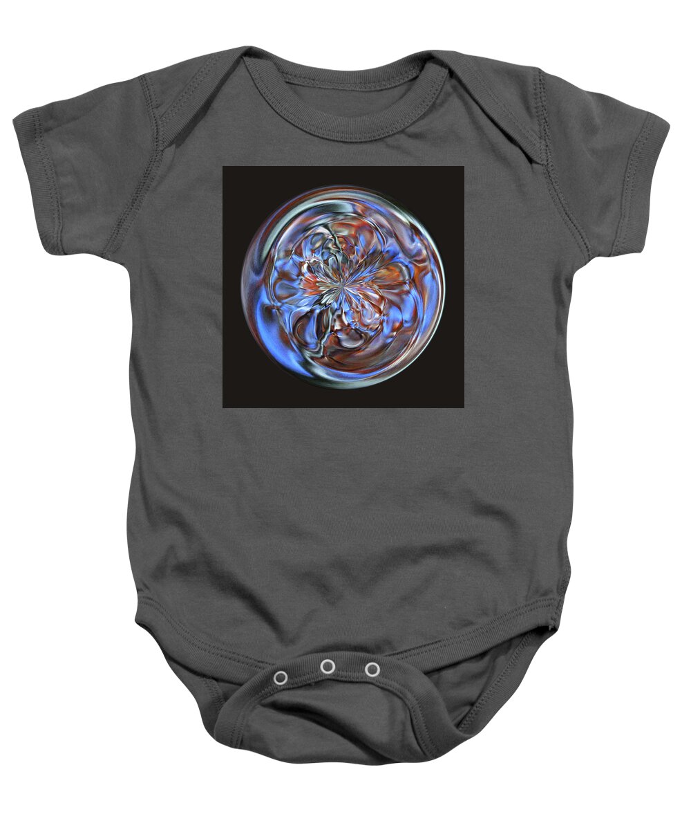 Orb Baby Onesie featuring the photograph Orb 4B by Pat Miller