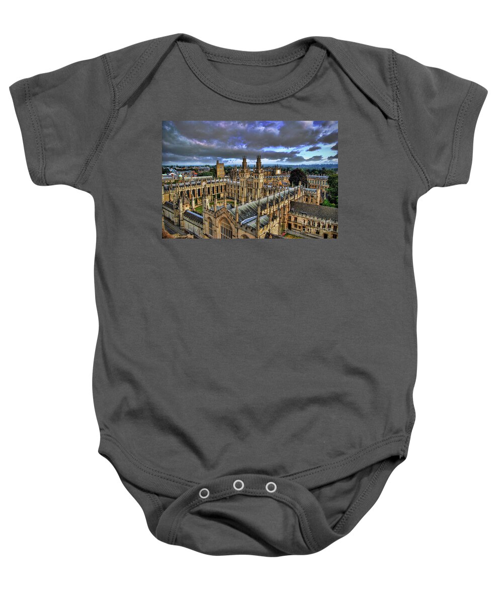 Oxford Baby Onesie featuring the photograph Oxford University - All Souls College by Yhun Suarez