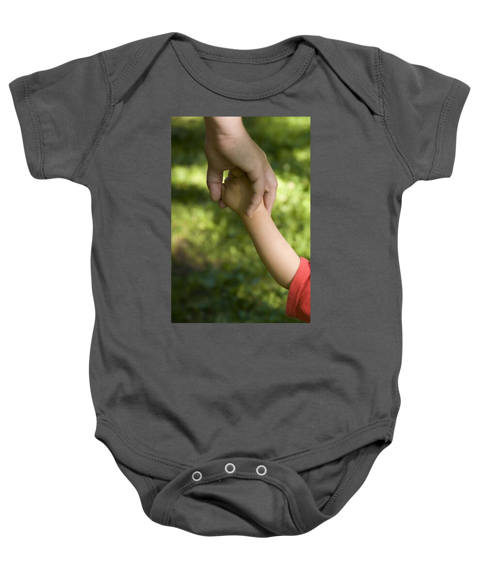 Family Baby Onesie featuring the photograph Parenthood by Ian Middleton