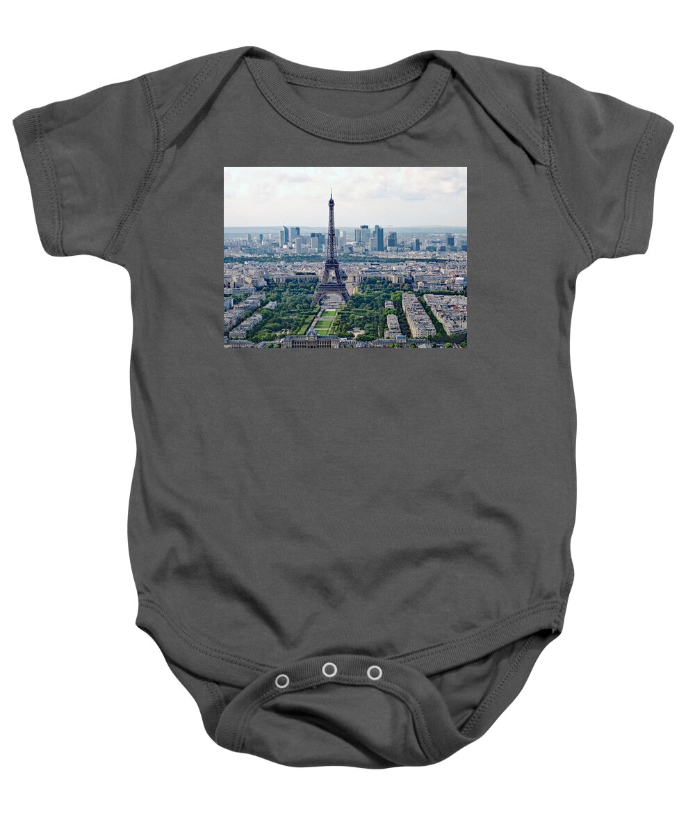 France Baby Onesie featuring the photograph Paris France by T Guy Spencer
