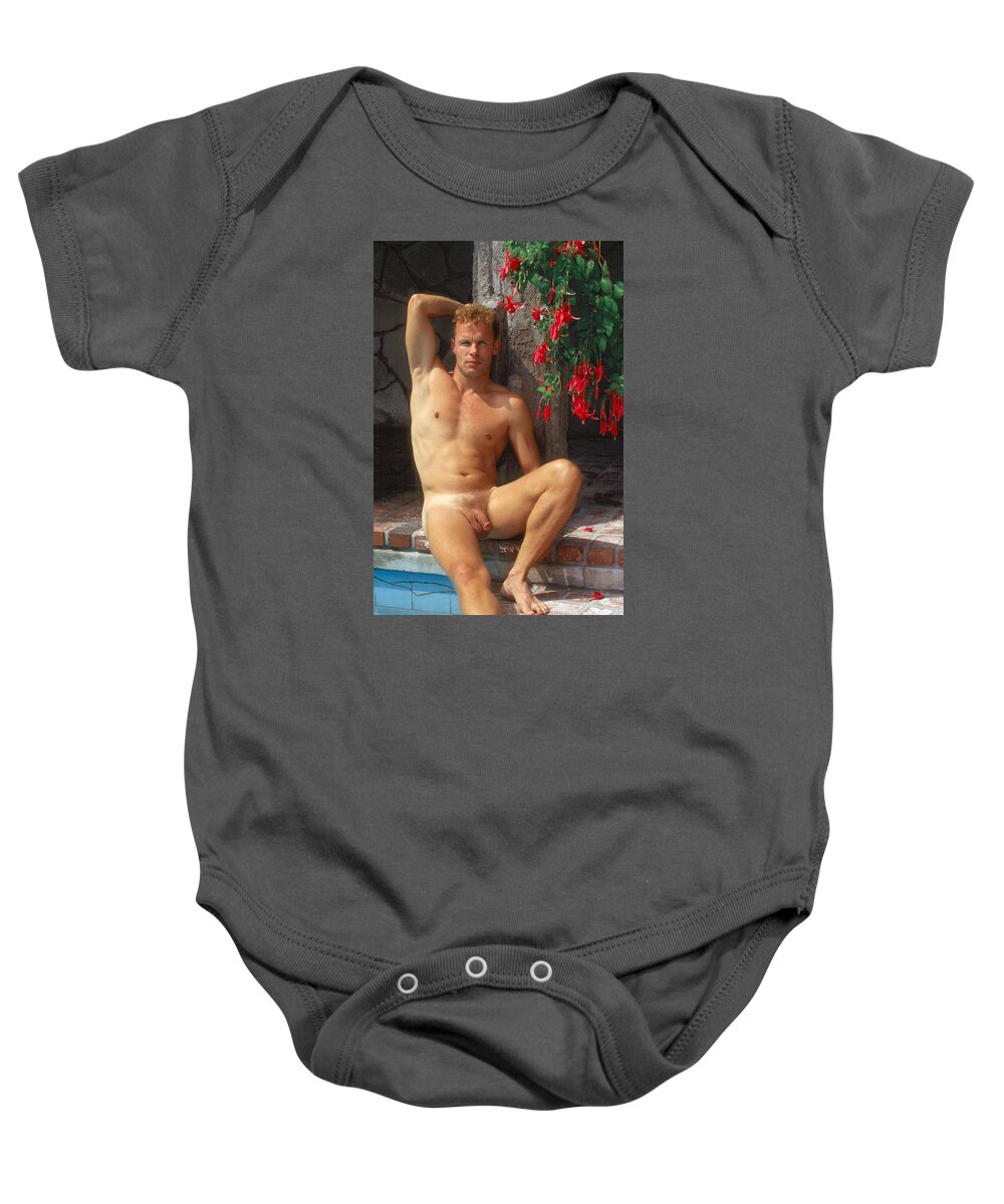 Male Baby Onesie featuring the photograph Patrick D. 7 by Andy Shomock