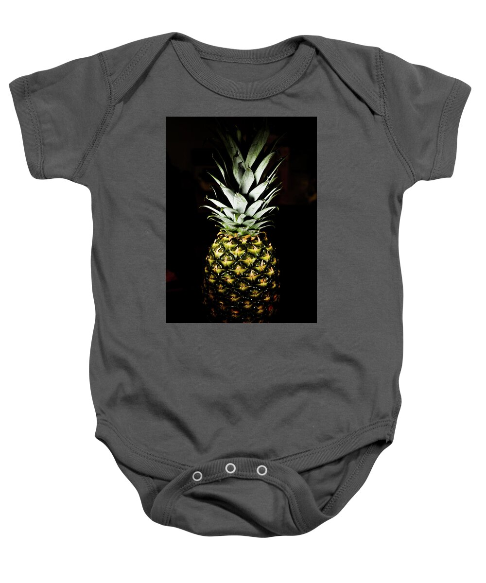 Fruit Baby Onesie featuring the photograph Pineapple In Shine by Hyuntae Kim
