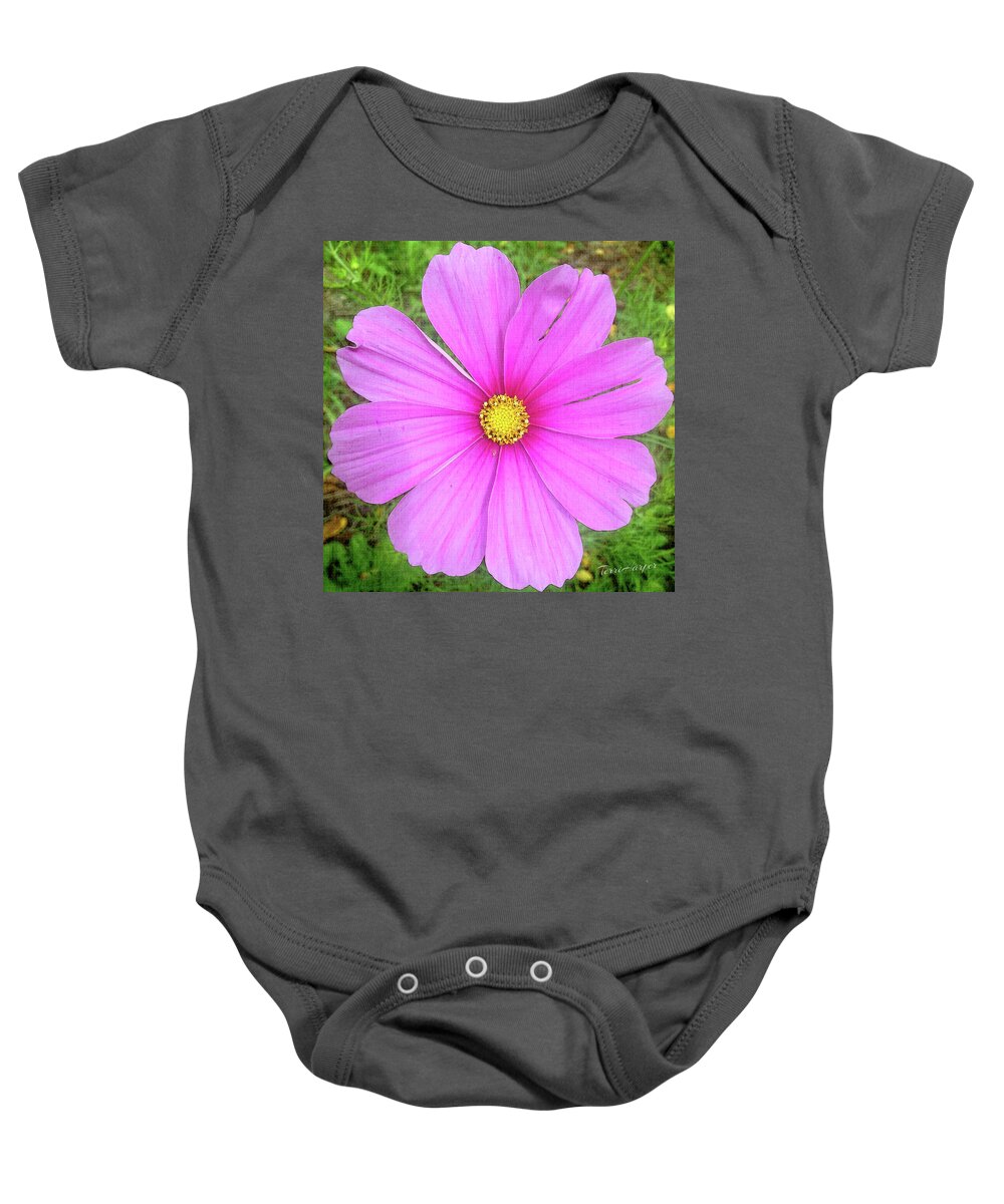 Pink Baby Onesie featuring the photograph Pink by Terri Harper