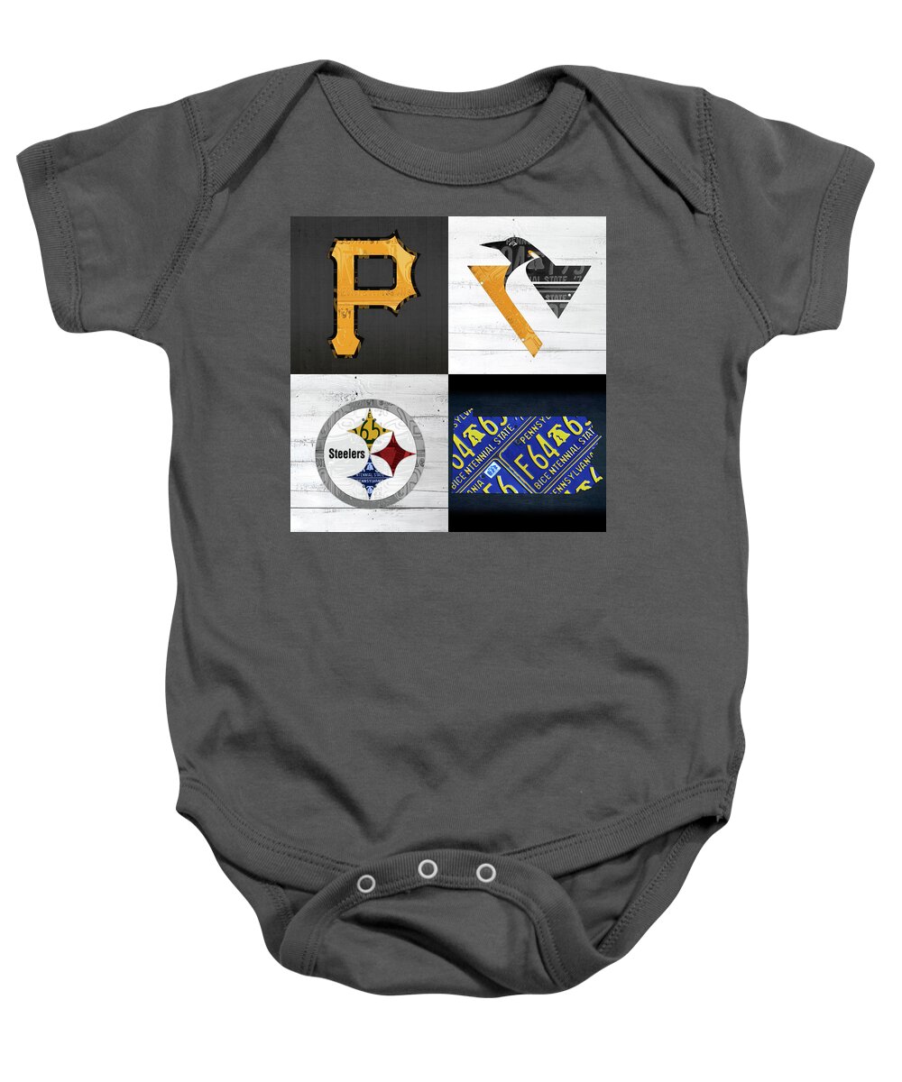 Pittsburgh Steelers Penguins and Pirates Greeting Card 3 