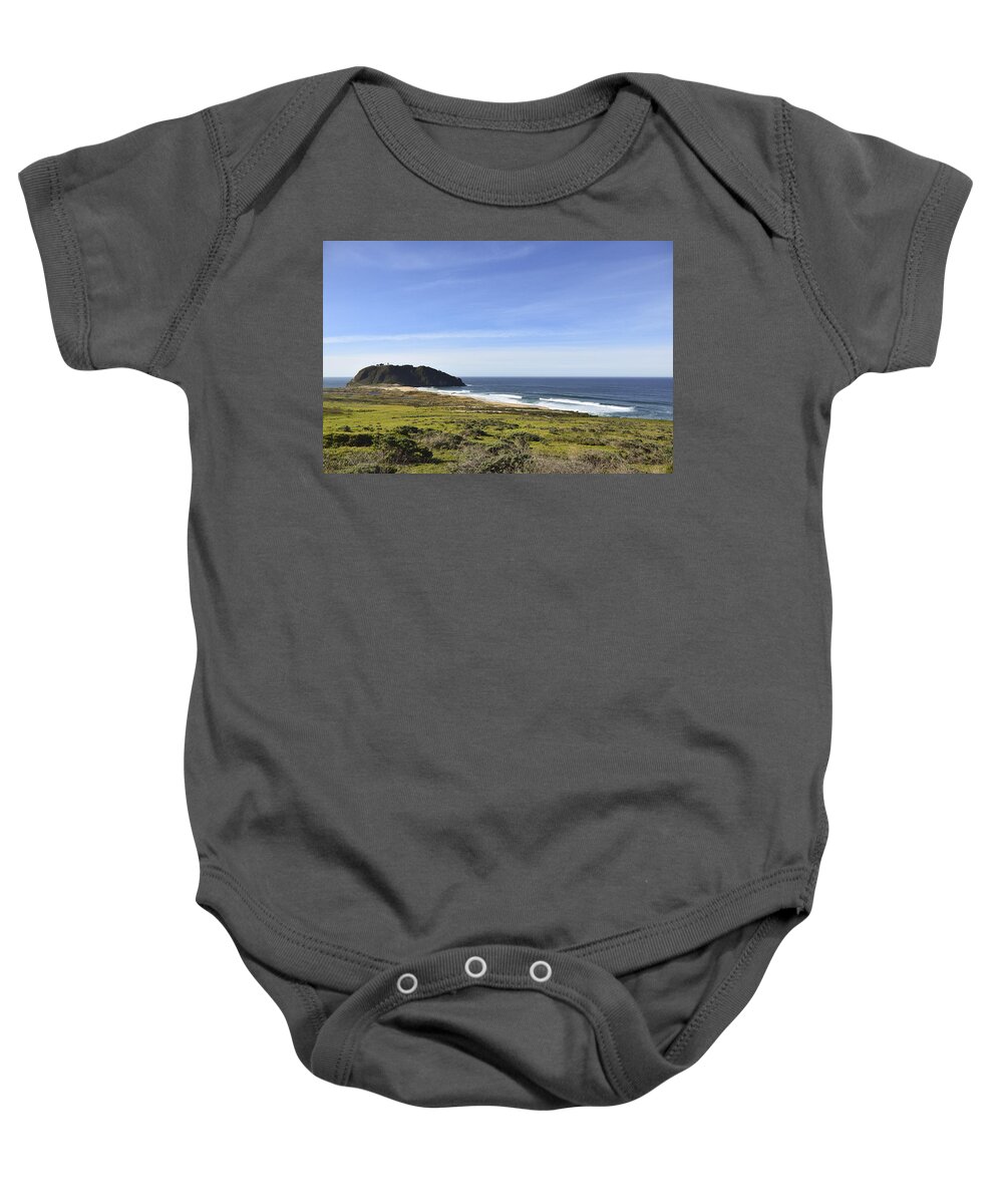 Point Sur Lighthouse Baby Onesie featuring the photograph Point Sur Lightstation by Kellie Prowse