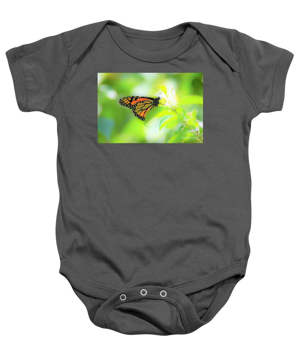 Butterflies Baby Onesie featuring the photograph Poka Dots by Merle Grenz