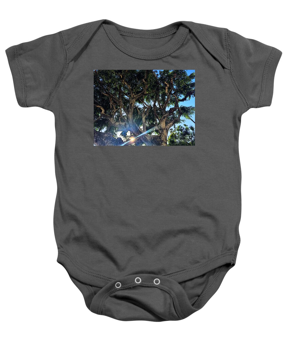 500 Views Baby Onesie featuring the photograph Poking Through by Jenny Revitz Soper