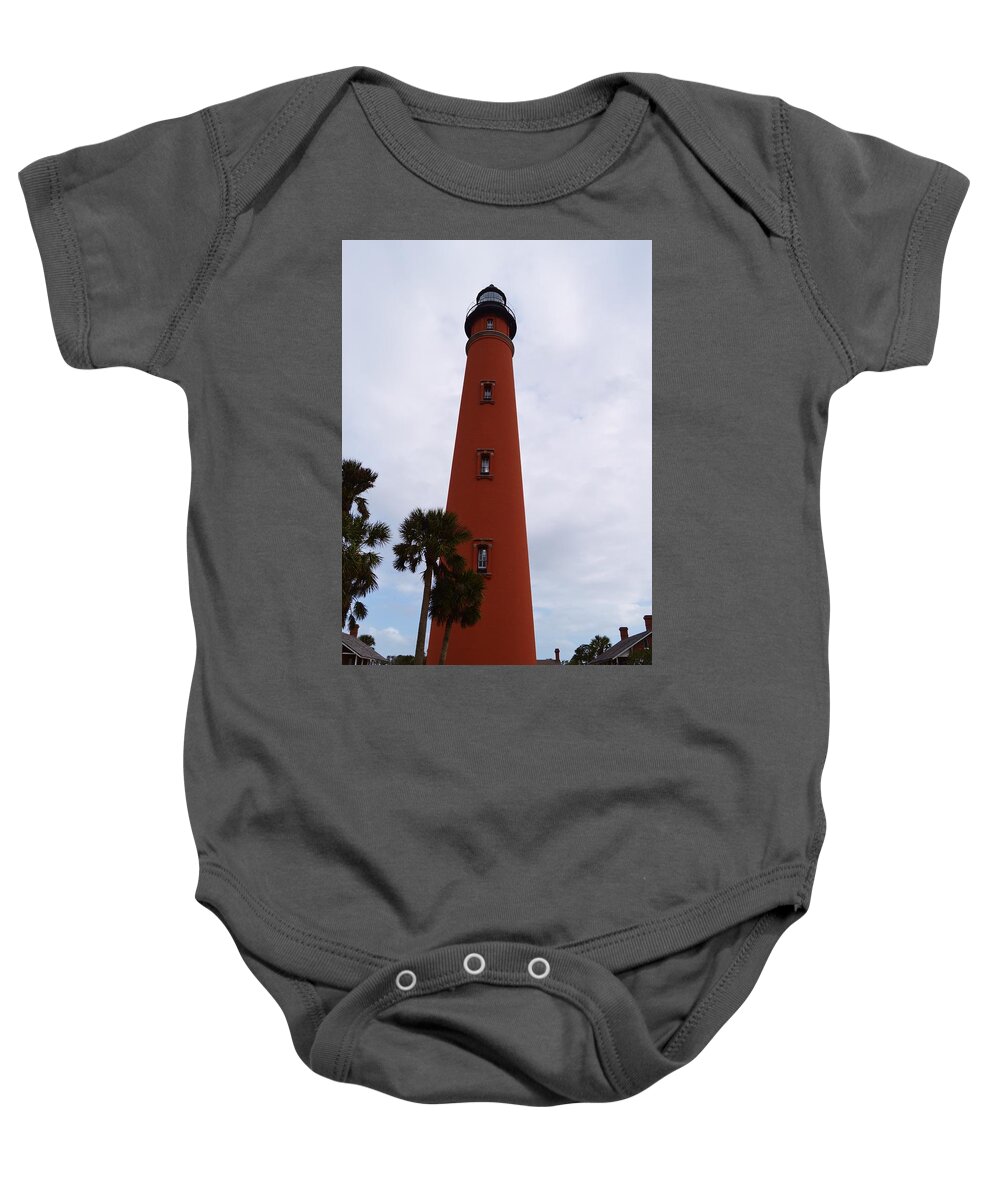 Ponce De Leon Lighthouse Baby Onesie featuring the photograph Ponce De Leon Lighthouse by Warren Thompson